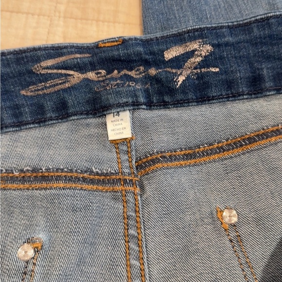 Seven7 Women's Blue Skinny Jeans - Picture 5 of 6